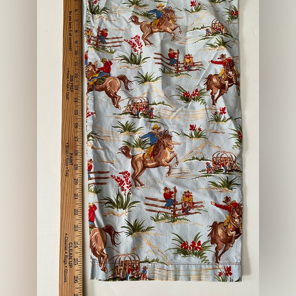 Original Cowboy Pajamas men’s pants size Medium. . Pattern: Home on the Range - Picture 3 of 15